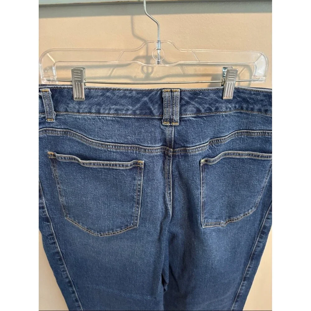 Talbots relaxed barrel jeans size 14